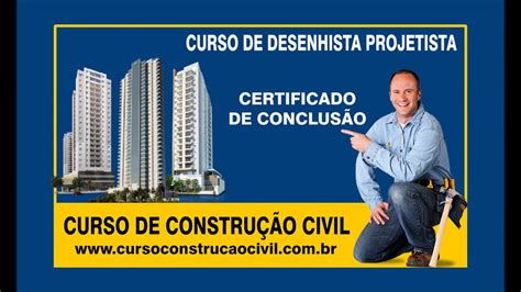 Curso De Desenhista Projetista Cursoconstrucaocivil Br YouTube