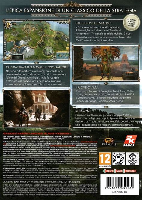 Sid Meier S Civilization V Gods And Kings Cover Or Packaging Material