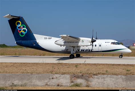 Sx Bip Olympic Air De Havilland Canada Dhc A Dash Photo By