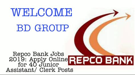 Repco Bank Jobs 2019 Apply Online For 40 Junior Assistant Clerk Posts