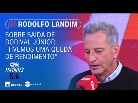 À CNN Landim explica saída de Dorival Júnior do Flamengo Tivemos uma