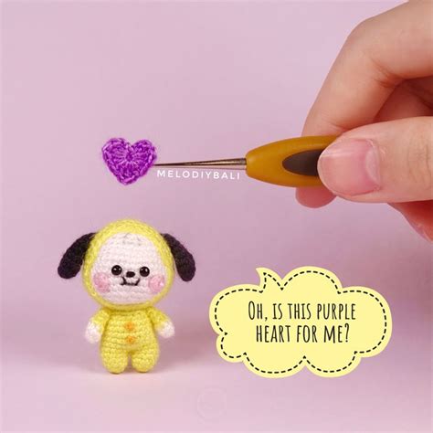 Miniature Crocheted Baby Chimmy Amigurumi Amigurumi Crochet Chart