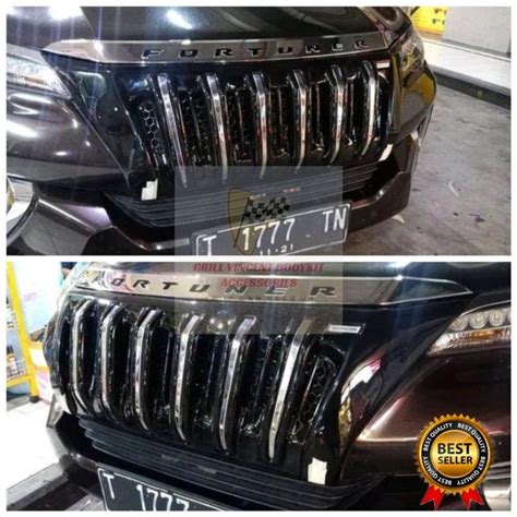 Jual Grill Apollo All New Fortuner VRZ SRZ G TRD 2016 2019 Hitam