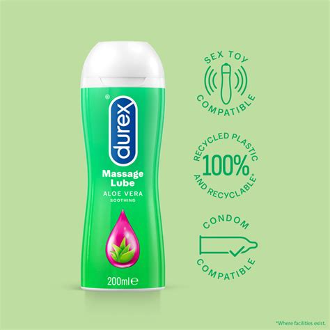 Durex Soothing Massage 2 in 1 Lube Aloe Vera, 200ml : Health fast ...