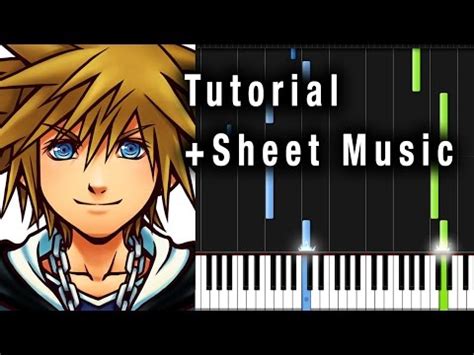 Kingdom Hearts Dearly Beloved Piano Tutorial Sheet Music Youtube