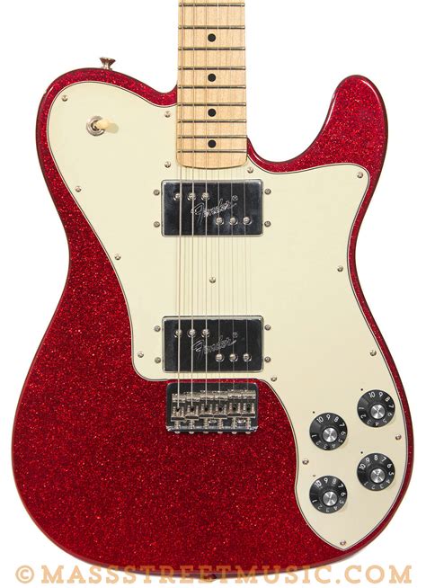 Fender Deluxe Telecaster used Red Sparkle | Mass Street Music