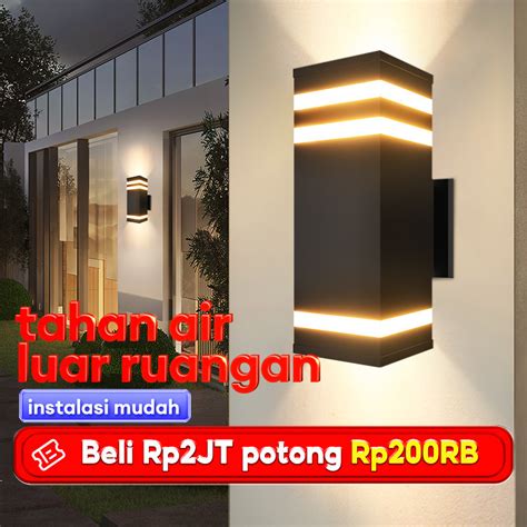 Jual Lampu Dinding Taman Outdoor Waterproof 24w Led Wall Light