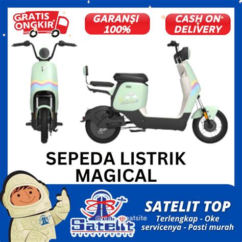 Sepeda Montor Listrik Ofero Magical Watt Electric E Bike Lazada