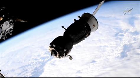 Russias Leaky Soyuz Spacecraft Undocks From Space Station For Return