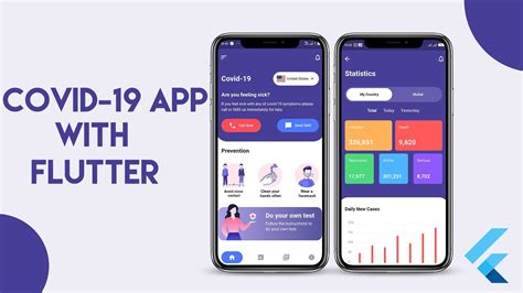 Covid App Ui Using Flutter Speed Code Ui Challenge Youtube