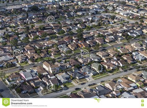 Southern California Middle Class Housing Aerial Editorial Photo Image Of City County 75802146