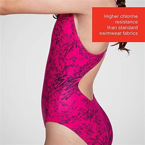 Speedo Mädchen Boom Allover Splashback Badeanzug Amazon De Fashion