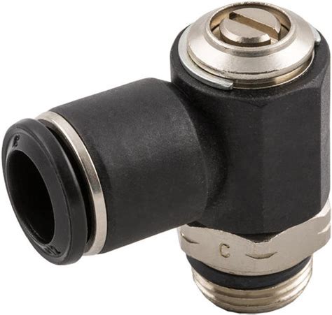 Flow Regulator Fitting Series Aignep For Compressed Air