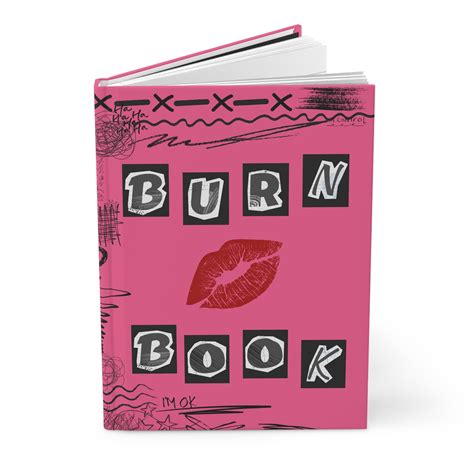 Mean Girls Burn Book Hardcover Journal Regina George Mean Girls