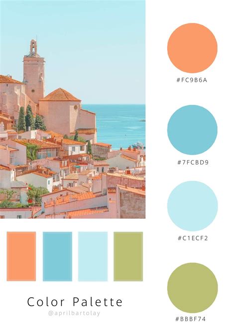 Cadaques Spain Color Palette Di 2024 Warna Inspirasi