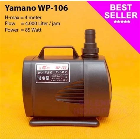 Jual Yamano Original Pompa Water Pump Kolam Ikan Naik Meter