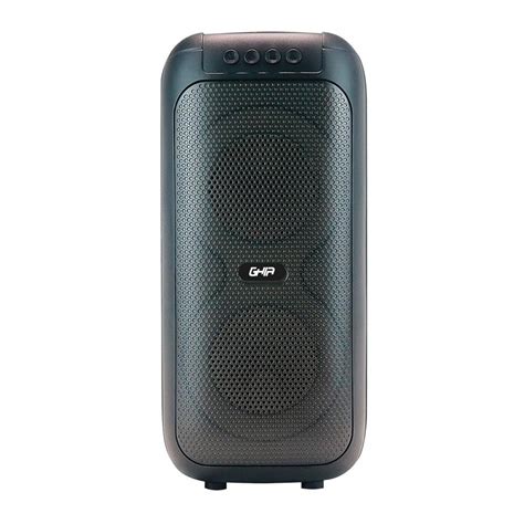 Bafle Ghia Amplificado Doble Bocina Pulg Recargable Bt Tws Usb Mic