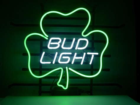 Bud Light Lucky Shamrock Light Neon Sign Diy Neon Signs