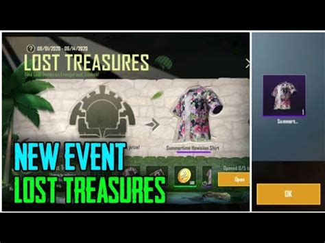 Pubg Mobile New Event Lost Treasures Full Explain Youtube