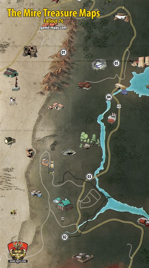 The Mire Treasure Maps Fallout 76 Game Maps