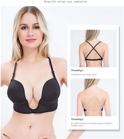 U Plunge Push Up Bra