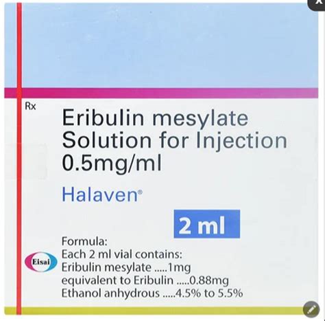 Halaven Inj Ml Eribulin Solution For Injection Mg Ml At Rs