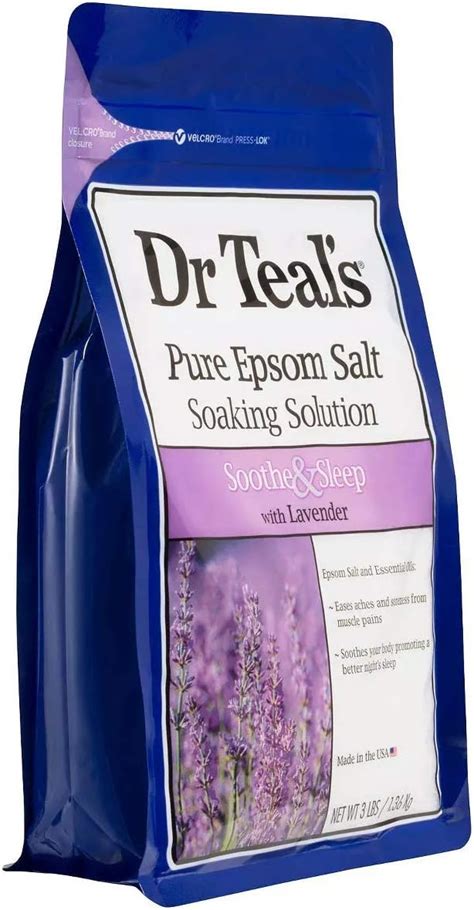 Dr Teals Epsom Paquete Combinado De Ba O De Sal Libras En Total