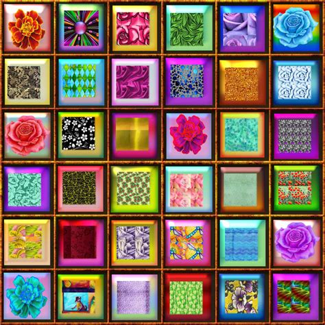 Solve SQUARES Jigsaw Puzzle Online With 49 Pieces