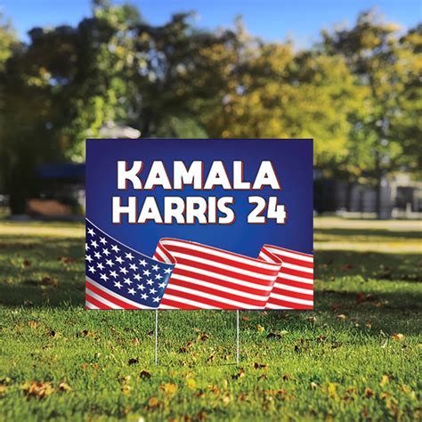 Kamala Harris 2024 President Yard Sign Cat Kamala Harris