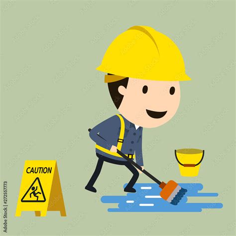 Safety signs installation, Vector illustration, Safety and accident ...