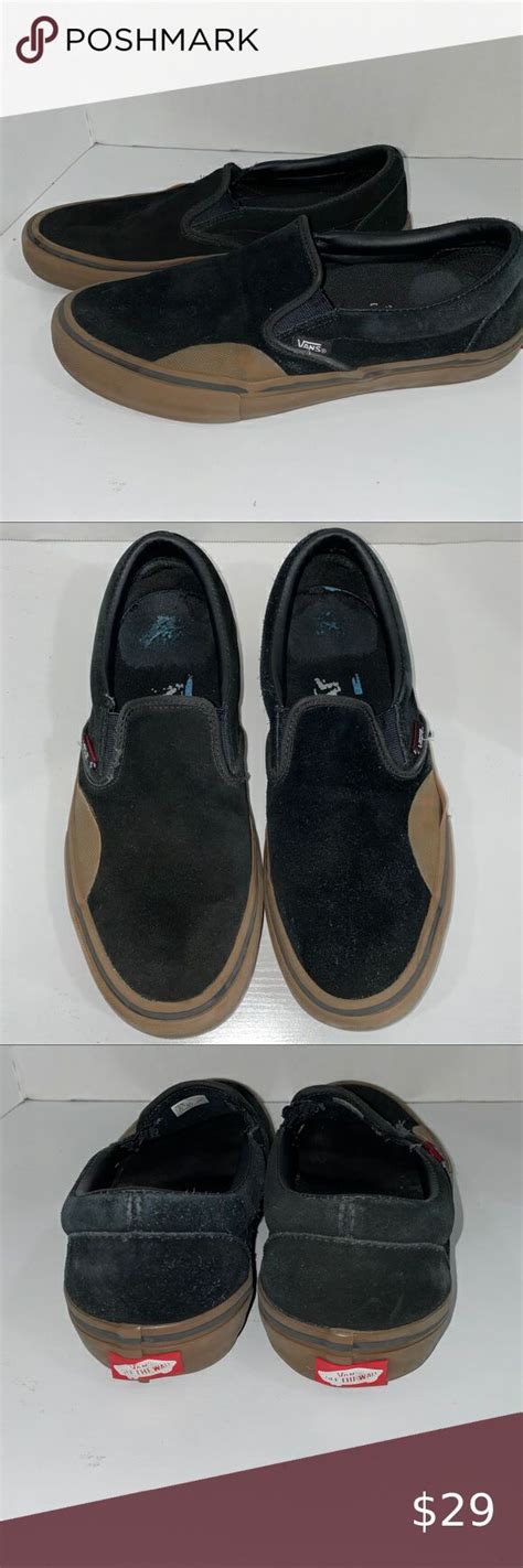 Vans Off The Wall Slip On Canvas Black And Brown