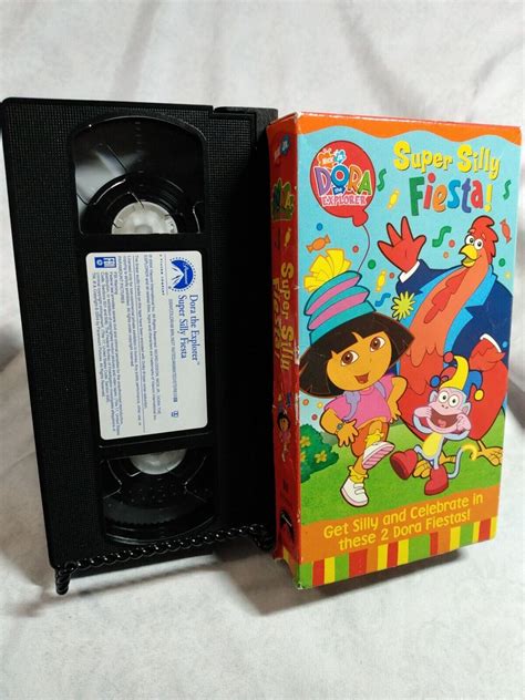 Dora The Explorer ~ Super Silly Fiesta~ Vhs ~nick Jr Boots Learn