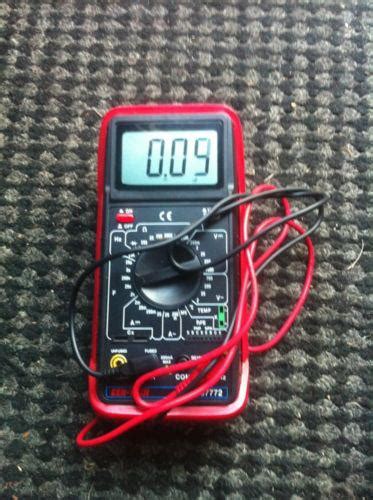 Buy Cen Tech P Digital Multimeter With Probes Red Protector In