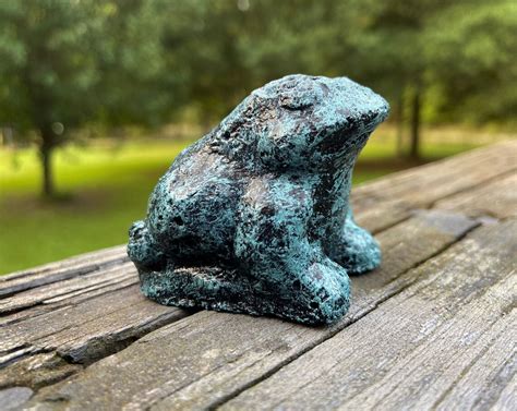 Concrete Frog Statue Cement Frog Statue Concrete Toad | Etsy