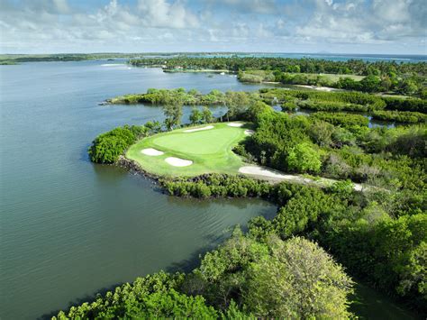 Constance Belle Mare Plage Resort Mauritius Golf Course Aerial View