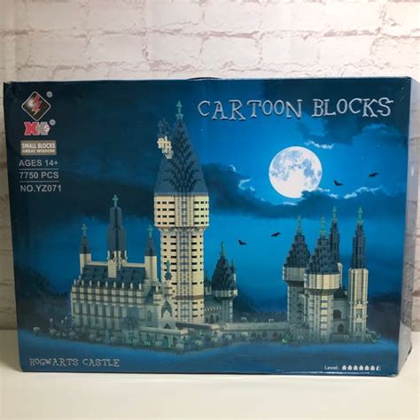 Yahoo オークション ジャンク品Cartoon Blocks Hogwarts Castle