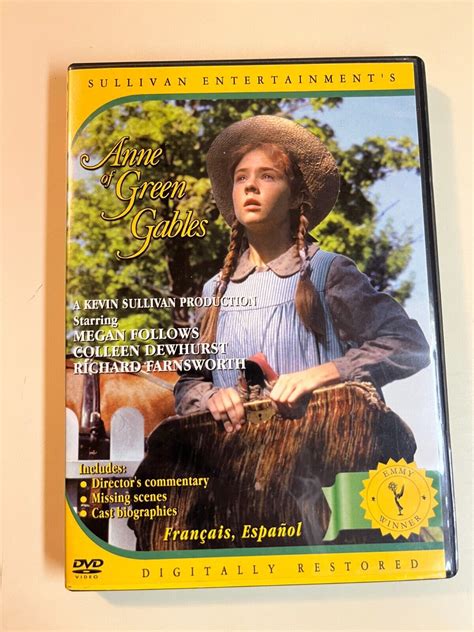 Anne Of Green Gables Dvd 1995 Megan Follows Colleen Dewhurst Special