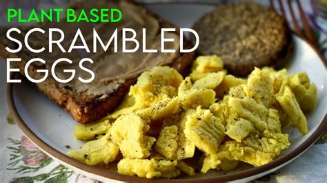 Plant-Based Scrambled Eggs | Easy Oil-Free Vegan Recipe ...