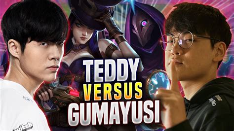 GUMAYUSI Vs TEDDY T1 Gumayusi Plays Jhin ADC Vs Teddy Preseason