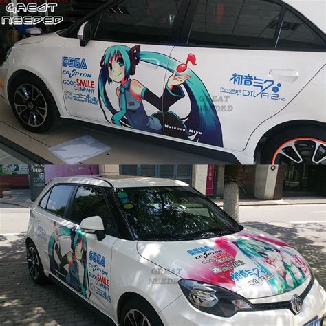 Buy Car Decoration Stickers Japanese Anime Hatsune