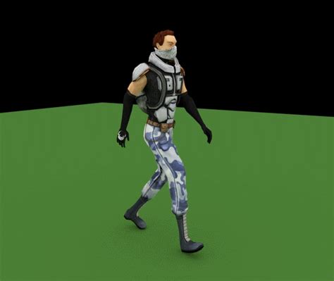 Soldat 3d Modell 10 Fbx Ma Unknown Obj Free3d