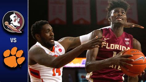 Florida State Vs Clemson Men S Basketball Highlights 2016 17 Youtube