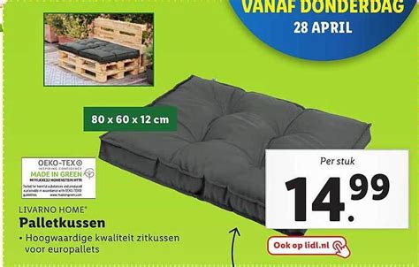 Livarno Home Palletkussen Aanbieding Bij Lidl