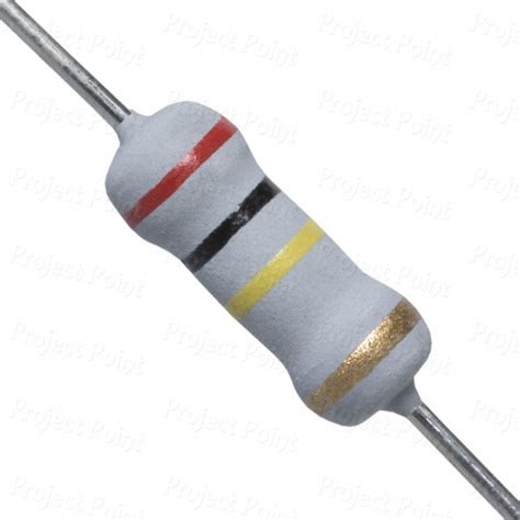 200K Ohm 1W Flameproof Metal Oxide Resistor 1W MOF 1W RSF 1W MOR