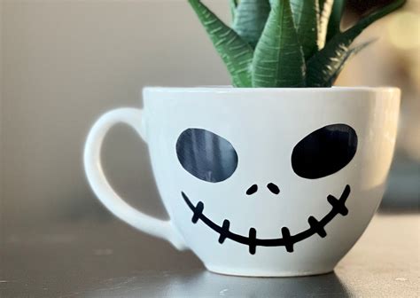 Decorações de halloween de última hora Caneca Jack Skellington