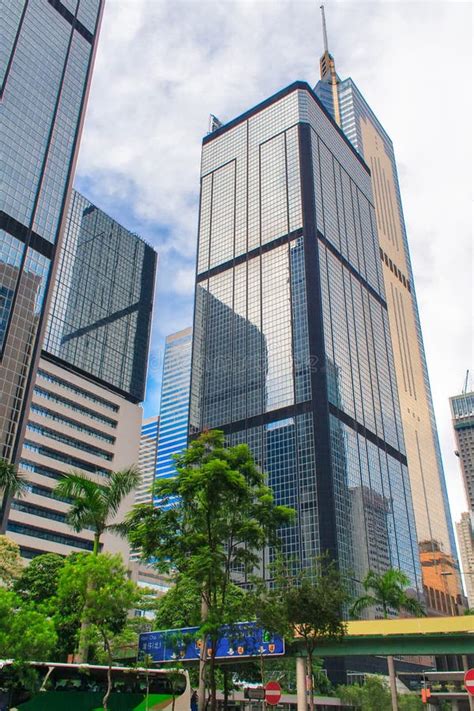 Edificios De Oficinas Modernos En Hong Kong Central Arquitectura