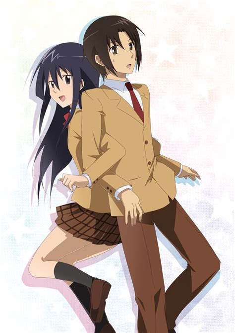 Amakusa Shino And Tsuda Takatoshi Seitokai Yakuindomo Drawn By Koga