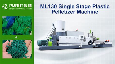 Ml Single Stage Plastic Pelletizer Machine Plastic Film Pelletizing