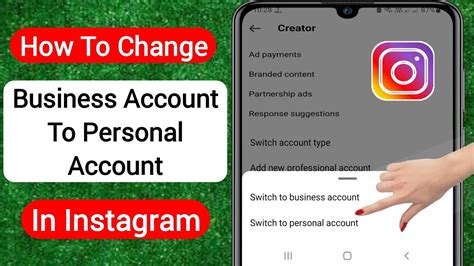 New How To Change Business Account To Personal Account In Instagram