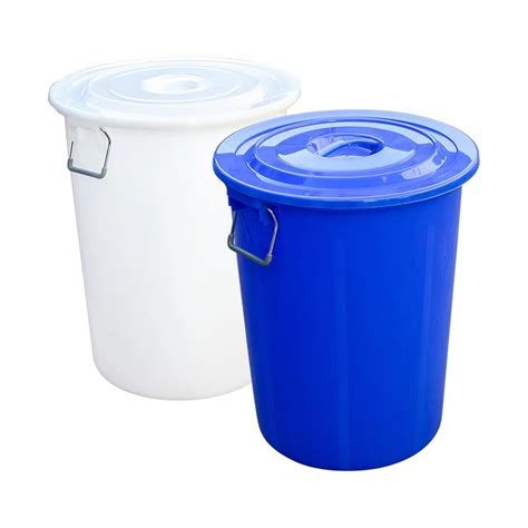 Liter Round Plastic Water Bucket Pail With Lid And Handles China